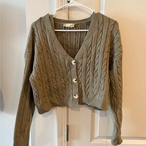 Altar'd State Cardigan and Matching Top